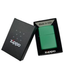 ZIPPO 48629 REG.GRASS GREEN MATTE 