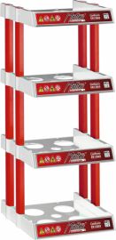 MATTEO 998405 PLASTIC LIGHTER DISPLAY- STAND 4 LEVELS