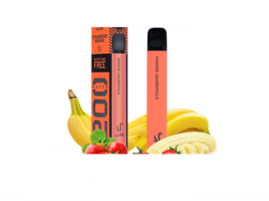 MYVAK FREE STRAWBERRY BANANA 1200 PUFFS