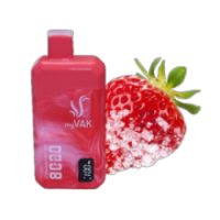 MYVAK FREE STRAWBERRY ICE 8000 PUFFS
