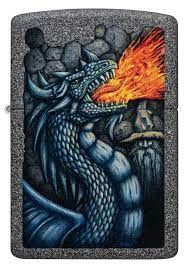 ZIPPO 49776 211 FIERY DRAGON DESIGN