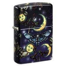 ZIPPO 49352 BUTTERFLY SKULL DESIGN 