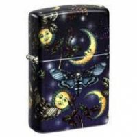 ZIPPO 49352 BUTTERFLY SKULL DESIGN 