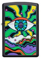 ZIPPO 49699 BLACK LIGHT EYE DESIGN 