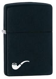 ZIPPO 218PL BLACK MATTE PIPE