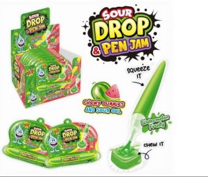 SOUR WATERMELON  DROP PEN JAM 55GR-12TMX.