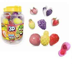 JOHNY BEE 3D FRUIT JUICI GUMMY  -60TMX. 