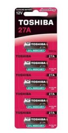 TOSHIBA 27A(12V) ALKALINE - 5PCS