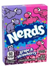 NERDS 46.7GR STAWBERRY & GRAPE - 36TMX. 