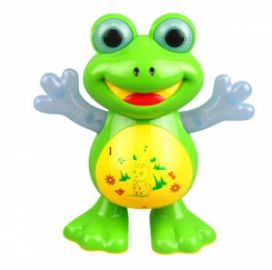 FROG DANCING ΠΑΙΧΝΙΔΙ ( 19 X 18 CM ) ΜΕ ΦΩΣ, ΗΧΟ & ΚΙΝΗΣΗ
