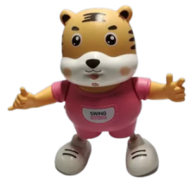 FUN DANCER TIGER ( 13 CM X 19 CM ) ΜΕ ΦΩΣ, ΗΧΟ & ΚΙΝΗΣΗ