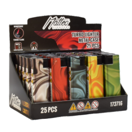 MATTEO TURBO 173716  METAL CASE- LUXURY METAL- 25TMX. 