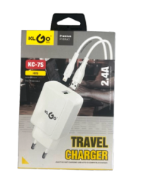 ΦΟΡΤΙΣΤΗΣ USB TO IOS - KC 7S (2,4Α)  - KLGO  