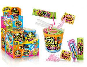 JOHNY BEE SOUR NOODLE CUP - 12TMX. 