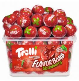 TROLLI STRAWBERRY  FLAVOR BOMB - ΤΑΠΕΡ 45ΤΜΧ. 