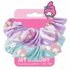 ΚΟΚΑΛ. ΜΑΛΛΙΩΝ SCRUNCHIES  MY MELODY - ΣΕΤ 2ΤΜΧ