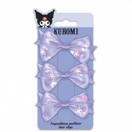 ΤΣΙΜΠΙΔΑΚΙΑ ΜΑΛΛΙΩΝ KUROMI - ΣΕΤ 3ΤΜΧ.