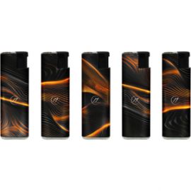 MATTEO TURBO 173723 METAL CASE- ORANGE WAVES  - 25TMX. 