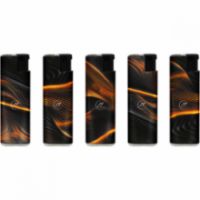 MATTEO TURBO 173723 METAL CASE- ORANGE WAVES  - 25TMX. 