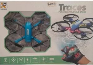 NET - TRACES PORTABLE FOLDABLE DRONE ΜΑΥΡΟ 