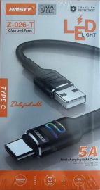 ΚΑΛΩΔ. ΦΟΡΤΙΣΗΣ LED ( USB- TYPE-C ) ANSTY ( Z-026-T)