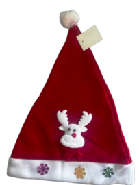 ΣΚΟΥΦΟΣ X-MAS TΑΡΑΝΔΟΣ-ΧΙΟΝΑΝΘΡΩΠΟΣ ( 36Χ29CM )