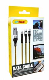 ΚΑΛΩΔΙΟ ΦΟΡΤΙΣΗΣ 5ΣΕ1(FAST CHARGING) ANDOWL Q-SJ03