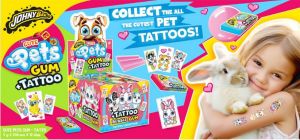 JOHNY BEE CUTE PETS GUM (TATTOO) 200ΤΜΧ