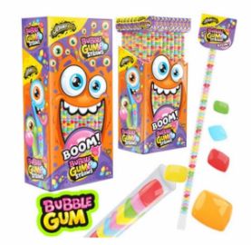 JOHNY BEE BUBBLE GUM STRAW -DISPLAY 90TMX.