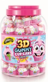 JOHNY BEE 3D GUMMY CUPCAKE 18GR -60TMX. 