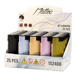 MATTEO TURBO 152400 METAL CASE -ELEGANT COLORS - 25TMX. 
