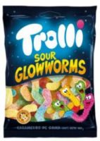NET-ΖΕΛΕ TROLLI GLOWWORMS SOUR 100GR