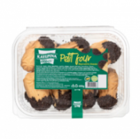 ΜΠΙΣΚΟΤΑ (PETIT FOUR) ΜΕ ΒΕΡΝΙΣΕΛΛΙ ΚΑΚΑΟ - 400GR