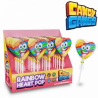 RAINBOW HEART POP ΓΛΕΙΦ. 30GR - DISPLAY 20TMX. 