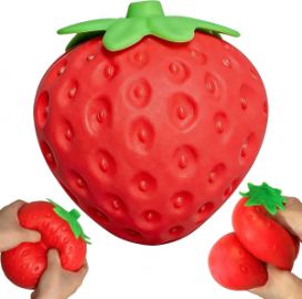NET-SQUISHY STRAWBERRY JUMBO - 1PCS