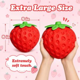 NET-SQUISHY STRAWBERRY JUMBO - 1PCS
