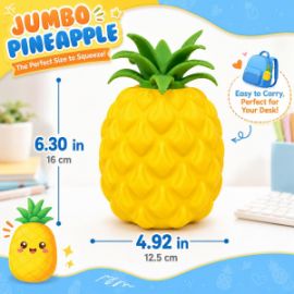 NET-SQUISHY PINEAPPLE JUMBO - 1PCS