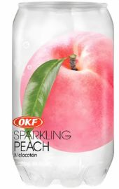 OKF SPARKLING PEACH 350ML-24TMX. 