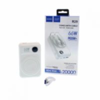 POWER ΒΑΝΚ 20000MAH- TAKEMORE R29(66W) USB-A & USB-C, ΑΣ. ΜΑΓΝΗΤΙΚΉ ΦΌΡΤΙΣΗ  