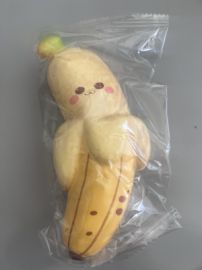 NET- SQUEEZE TOY BANANA - DISPLAY 12TMX. 