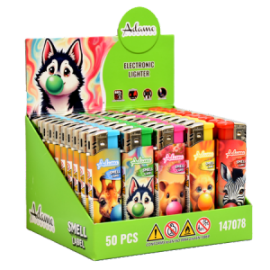 ADAMO ELECTR LIGHTER SMELL BUBBLEGUM -147078-50TMX. 