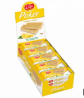 LAGO POKER LEMON WAFERS 20 X 45G