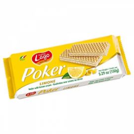 LAGO POKER LEMON WAFERS 20 X 45G
