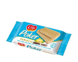 LAGO POKER VANILLA WAFERS 20 X 45G