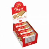 LAGO POKER HAZELNUT WAFERS 20 X 45G