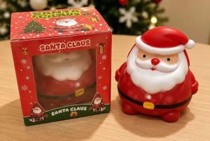 NET-SQUISHY CHRISTMAS TREE-SANTA-DEER- 15CM