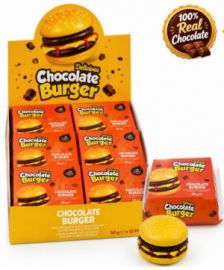 MINI CHOCOLATE BURGER 50GR- DISPLAY 12TMX. 